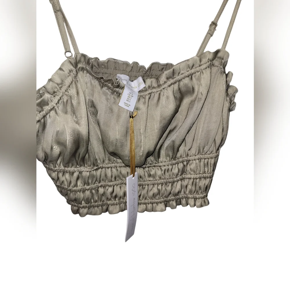 House Of Harlow Stylish Olive Green Two-Piece Set (Size S) - Picture 3 of 5